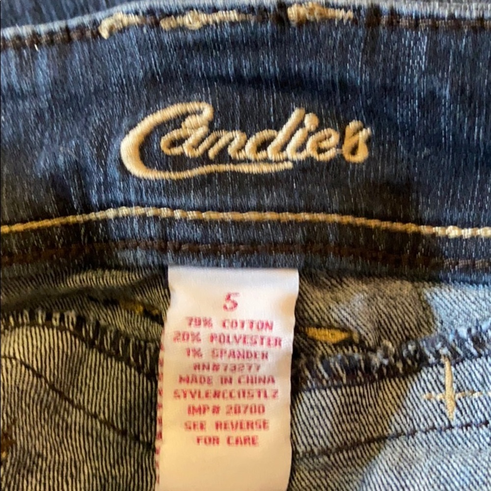 NWOT Jrs Candies Cropped blue jeans size 5 View 3